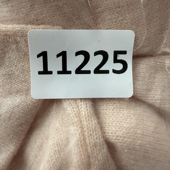 Sutton Studio Cardigan Sweater Womens Medium Pink 100% Cashmere Button Front - Picture 11 of 11